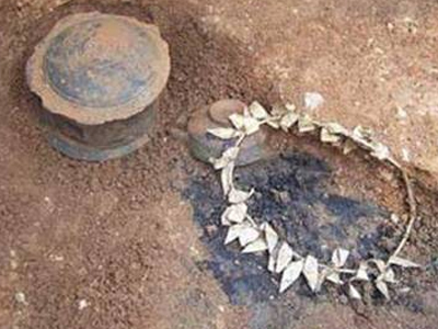 Βρέθηκε χρυσό στεφάνι στο μετρό της Θεσσαλονίκης