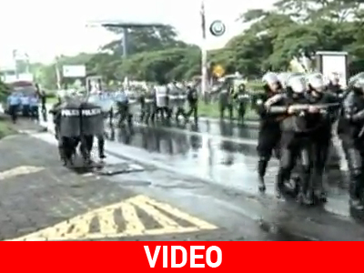 Νικαράγουα: Συγκρούσεις αστυνομικών με ιδιοκτήτες ταξί Νικαράγουα: Συγκρούσεις αστυνομικών με ιδιοκτήτες ταξί