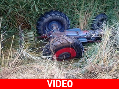 Αγρότης καταπλακώθηκε από το τρακτέρ του