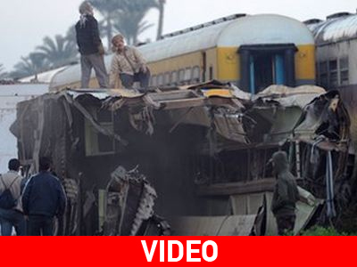 Αυξάνονται οι νεκροί από τον εκτροχιασμό τρένου στο Κάιρο