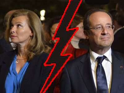 Το tweet της Τριερβελέρ για τον χωρισμό της από τον Ολάντ