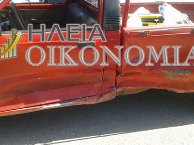 Σύγκρουση Ι.Χ. στον Πύργο