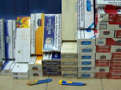 Θεσσαλονίκη: Δύο συλλήψεις για κατοχή λαθραίων τσιγάρων