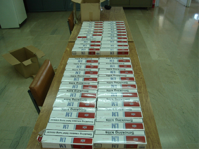 Στη «φάκα» για λαθραία τσιγάρα και ποτά