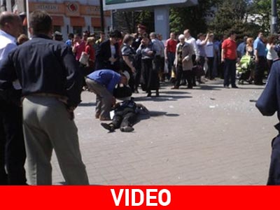 Μπαράζ αιματηρών εκρήξεων στην Ουκρανία