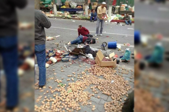 Χάος και τραυματίες από την έκρηξη στην αγορά