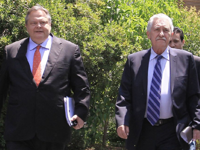 Λυπημένος ο Ευ. Βενιζέλος από το «όχι» του Φ. Κουβέλη