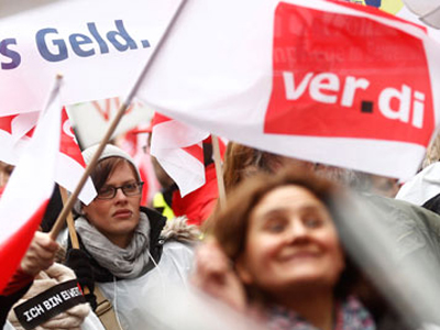 Σε κλοιό απεργιών η Γερμανία