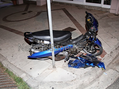 Ατύχημα με δικυκλιστή στη Ναύπακτο