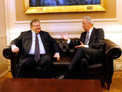 Οι εξελίξεις στη Συρία στο επίκεντρο της συνάντησης Βενιζέλου-Αβραμόπουλου Οι εξελίξεις στη Συρία στο επίκεντρο της συνάντησης Βενιζέλου-Αβραμόπουλου