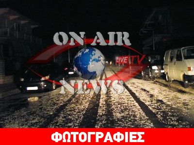 Ισχυρή χαλαζόπτωση στο Μεσολόγγι