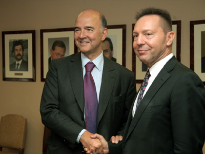 Συνάντηση Στουρνάρα – Μοσκοβισί