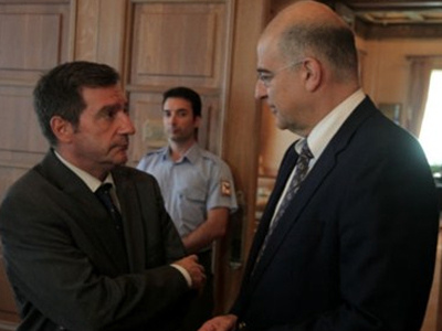 Συνάντηση Δένδια – Καμίνη