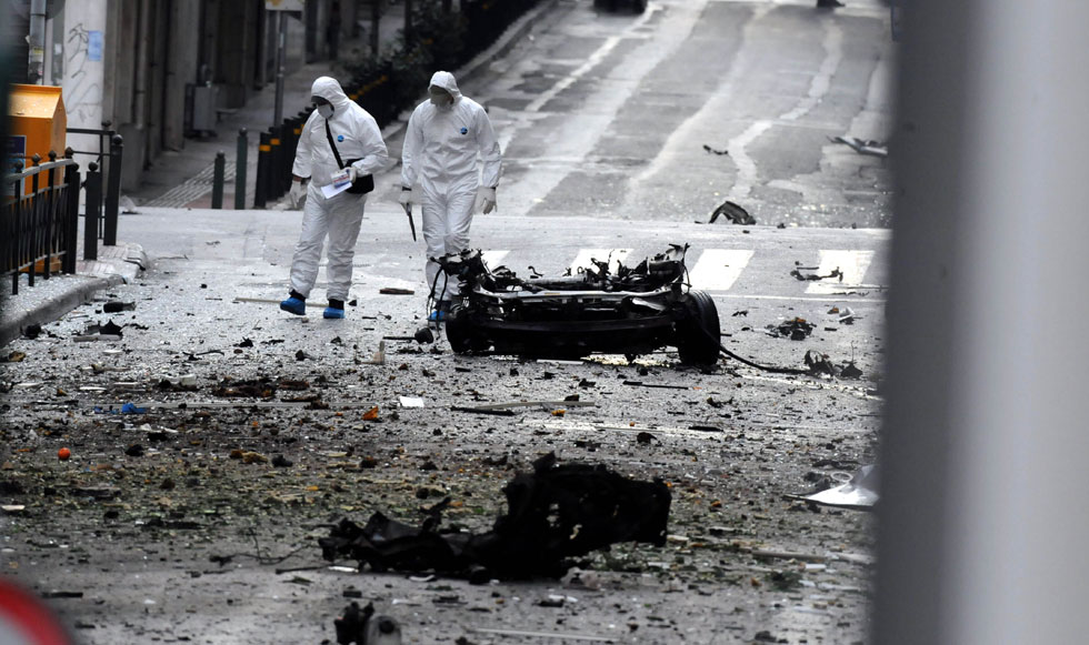 Έκρηξη στο κέντρο της Αθήνας