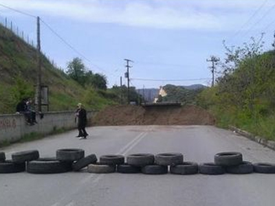 Οδοφράγματα στην Ιερισσό