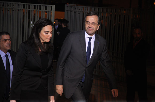 Η άφιξη του πρωθυπουργού στο Μέγαρο Μουσικής