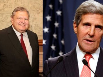 Συνάντηση Βενιζέλου – Κέρι στις ΗΠΑ