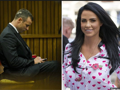 Ο Πιστόριους έστελνε μηνύματα κατά τη διάρκεια της δίκης στην Κέιτι Πράις