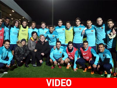 Οι «Depeche Mode» στην προπόνηση της Μπαρτσελόνα