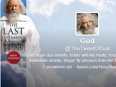 Και ο «Θεός» έχει Twitter και ένα εκατομμύριο followers