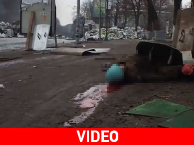 Νέο βίντεο-ντοκουμέντο από πυροβολισμούς στο Κίεβο