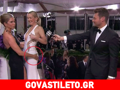 Η ασυγκράτητη Τζένιφερ Άνιστον «έβαλε χέρι» στην Κέιτ Χάντσον