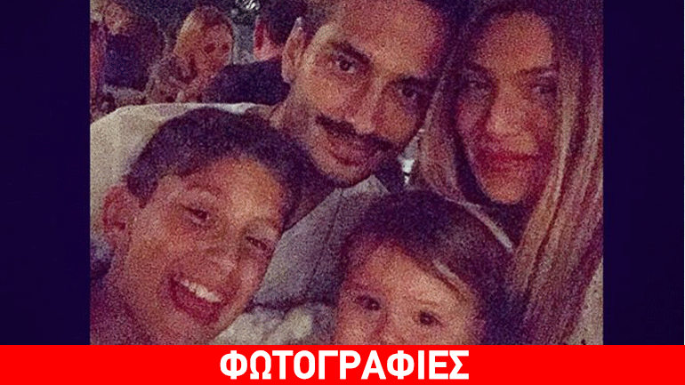 Αγγελική Ηλιάδη: Βραδινή βόλτα με τους άντρες της ζωής της!