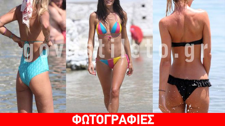 Παρέλαση μοντέλων στη Μύκονο