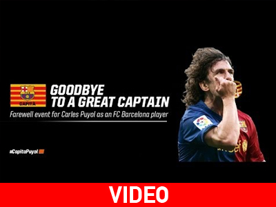 Η Μπαρτσελόνα αποχαιρετά τον Πουγιόλ!