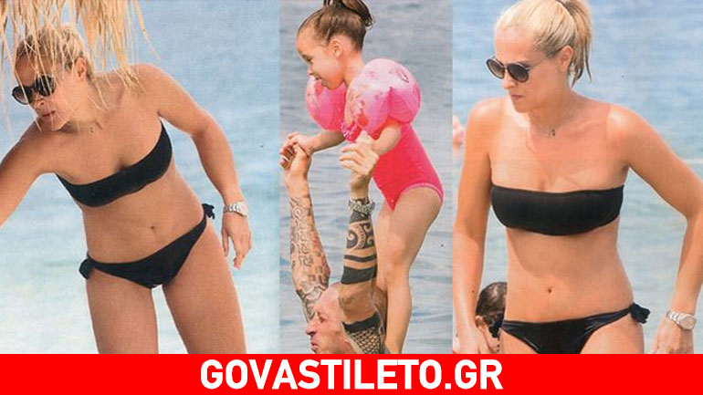 Έλενα Ασημακοπούλου- Μπρούνο Τσιρίλο: Παιχνίδια στη θάλασσα με την κόρη τους!