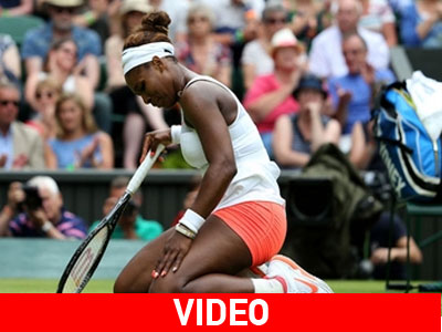 Κατέρρευσε και πάλι η Σερένα Γουίλιαμς Κατέρρευσε και πάλι η Σερένα Γουίλιαμς