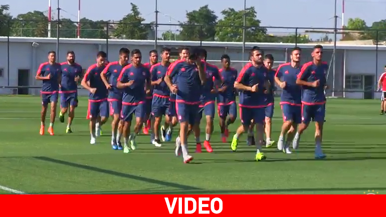 Η πρώτη προπόνηση του Ολυμπιακού