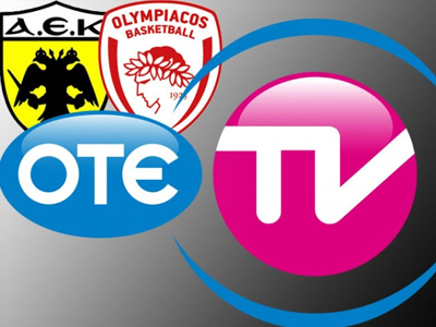 ΑΕΚ-Παναθηναϊκός & Ολυμπιακός-ΑΕΚ για την Basket League μόνο στον ΟΤΕ ΤV