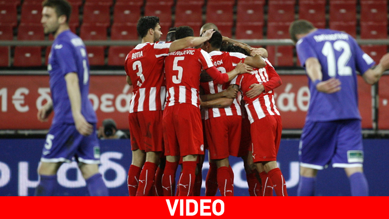 Νικητής ο Ολυμπιακός, 2-0 την Ξάνθη στο «Γ. Καραϊσκάκης»