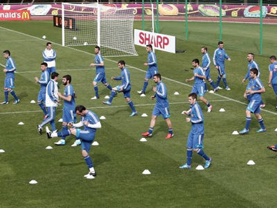 Προπονήθηκαν οι διεθνείς