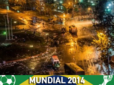 Επεισόδια στο Σαντιάγκο, μετά την πρόκριση της Χιλής!