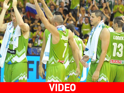 Στην προπόνηση της Σλοβενίας