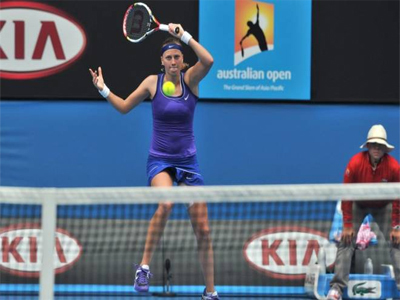 Με ανατροπή πέρασε η Κβίτοβα