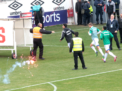 Τραυματίστηκε από τσιμέντο άνθρωπος του Παναθηναϊκού!