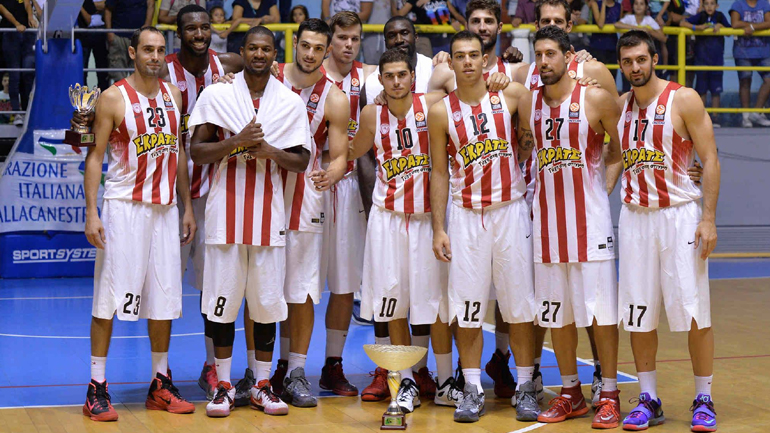 Πρώτος στο τουρνουά της Ιταλίας ο Ολυμπιακός
