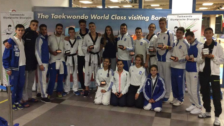 Ταεκβοντό: Έντεκα μετάλλια στη Βόνη