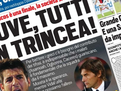 «Γιουβέντους, όλοι στα χαρακώματα»