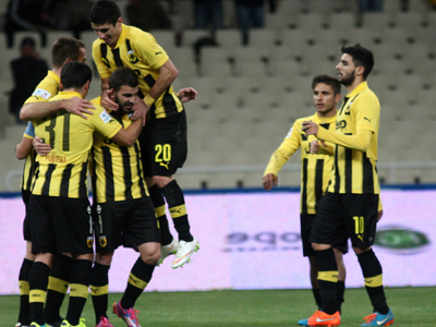 Δεν έχει αντίπαλο η ΑΕΚ, 5-1 τον Ηρακλή Ψαχνών