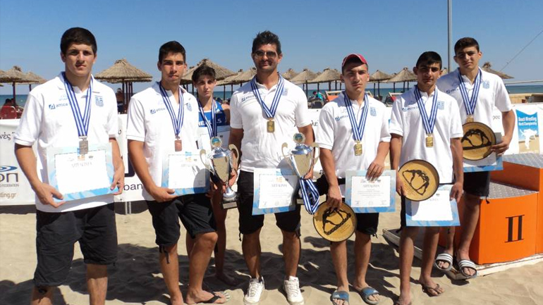 Κατέκτησε την 2η θέση στο Παγκόσμιο Beach Wrestling η εθνική παίδων