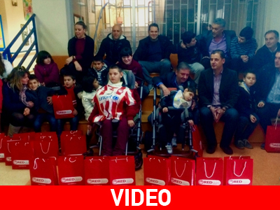 Στο σχολείο ειδικής αγωγής της Βέροιας αντιπροσωπεία του Ολυμπιακού