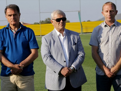 Στον αγιασμό της ΑΕΚ ο Μελισσανίδης