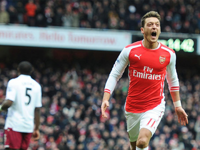 «Φωτιά» η Άρσεναλ, 5-0 την Άστον Βίλα