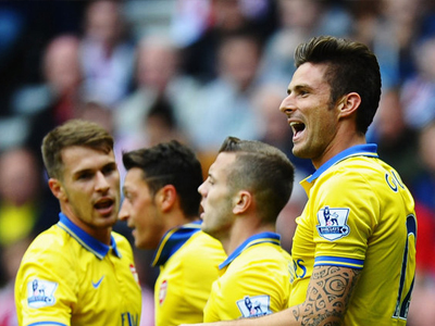 Στην κορυφή η Άρσεναλ, 3-1 τη Σάντερλαντ