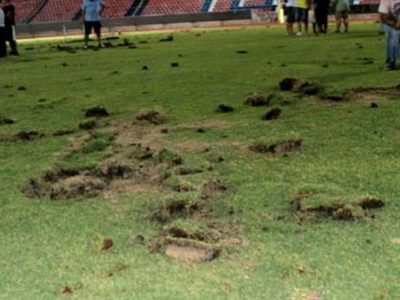 Καταστροφές στο γήπεδο της Νέας Σμύρνης