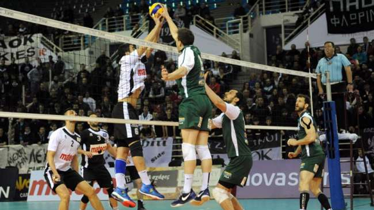 Βόλεϊ: ΠΑΟΚ και Παναθηναϊκός για μία θέση στον τελικό